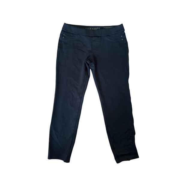 Liverpool Los Angeles Pants - Women M Liverpool Jeans Company Stitch Fix Black Pull-On Stretchy Pants Ponte